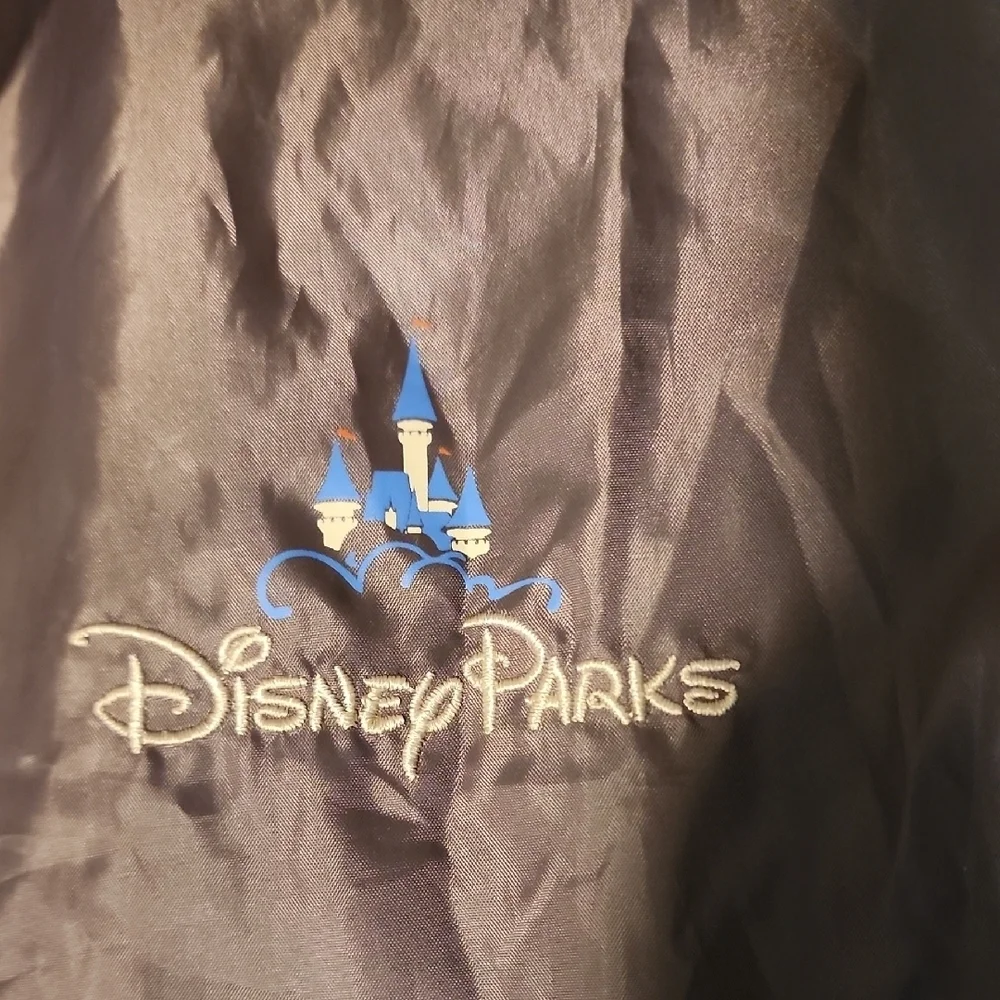 Disney Men's Grey and Light Blue Windbreaker